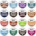 Maud's Coffee Lovers Variety Pack Coffee Pods 40 ct 16 Assorted Flavors in Single Serve Pods – 100% Arabica Beans Compatible with Keurig K Cups Maker