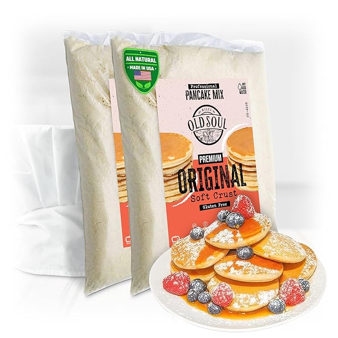 OldSoul Professional Poffertjes Mix | Mini Dutch Pancakes Dough Mix | Original Flavour (10 Lbs Gluten Free)