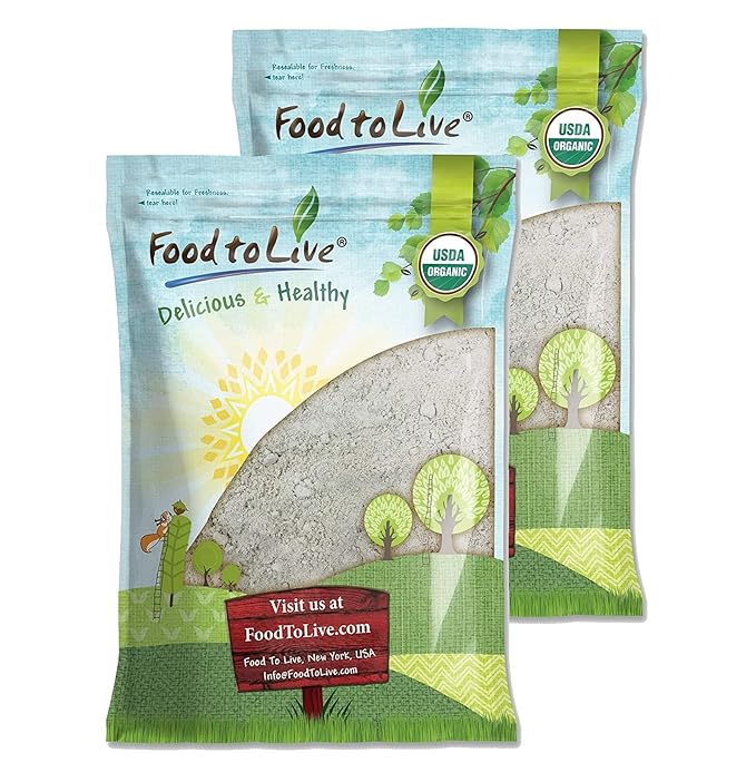 Food to Live Organic Pumpkin Seeds Protein Powder 16 Pounds – 60% Protein Non-GMO Non-Irradiated Pure Flour Kosher Vegan Superfood Bulk Great for Baking Drinks and Smoothies