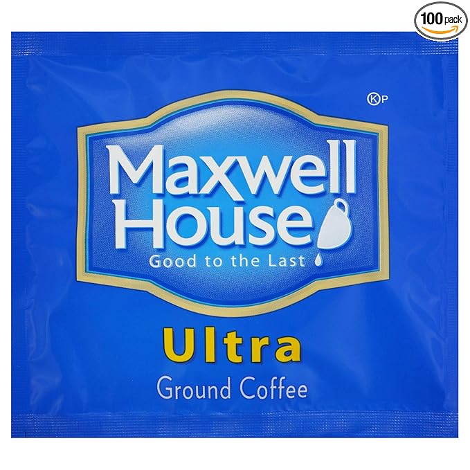 Maxwell House Ultra Ground Coffee (0.4oz Bags Pack of 100)