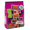 Hershey Assorted Chocolate Flavors Miniatures Halloween Candy Bulk Bag 46.17 oz (155 pieces)