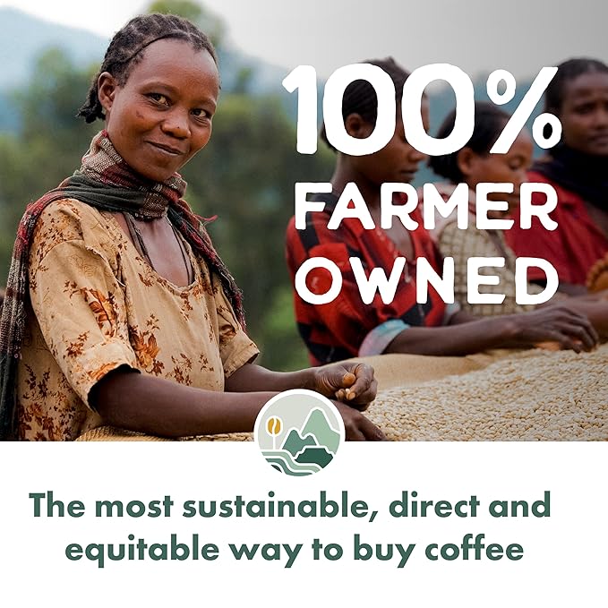 Pachamama Organic Coffee - Farmer's Blend Dark Roast Whole Bean Coffee - 2 lb - Farmer Owned &amp Regenerative