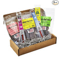 Jerky Dynasty Fatman's Beef Jerky &amp Buffalo Bob's Sticks Variety Pack - Zesty Lemon Pepper Smoky Green Chile &amp Fiery Habanero Flavors - Food Snacks Variety Pack For Adults - Tender Chewy Tex