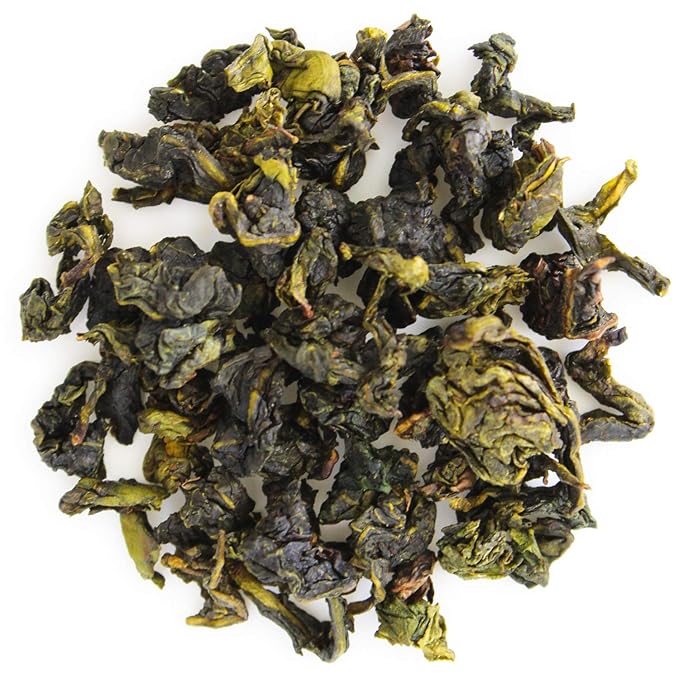 Teabloom Organic Oolong Tea Milky Oolong Loose Leaf Tea Rolled Leaves Famous for its Milky Taste and Silky Texture 3.53 oz/100 g Canister Makes 35-50 Cups