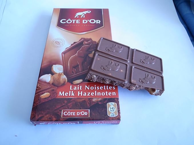 Cote d'Or Belgian Milk Chocolate With Whole Hazelnuts 7 oz.