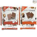 Power Crunch Protein Bars High Protein Snacks with Delicious Taste Variety Pack S'mores &amp Peanut Butter Fudge 1.4 Ounce (24 Count)