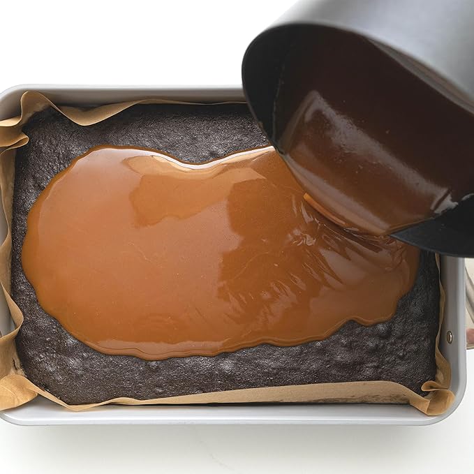 CrumbleCrate Salted Caramel Turtle Brownies DIY Baking Kit | Gourmet Brownie Making Set for Adults | Pre-Measured Ingredients &amp Tools | Dessert Gift
