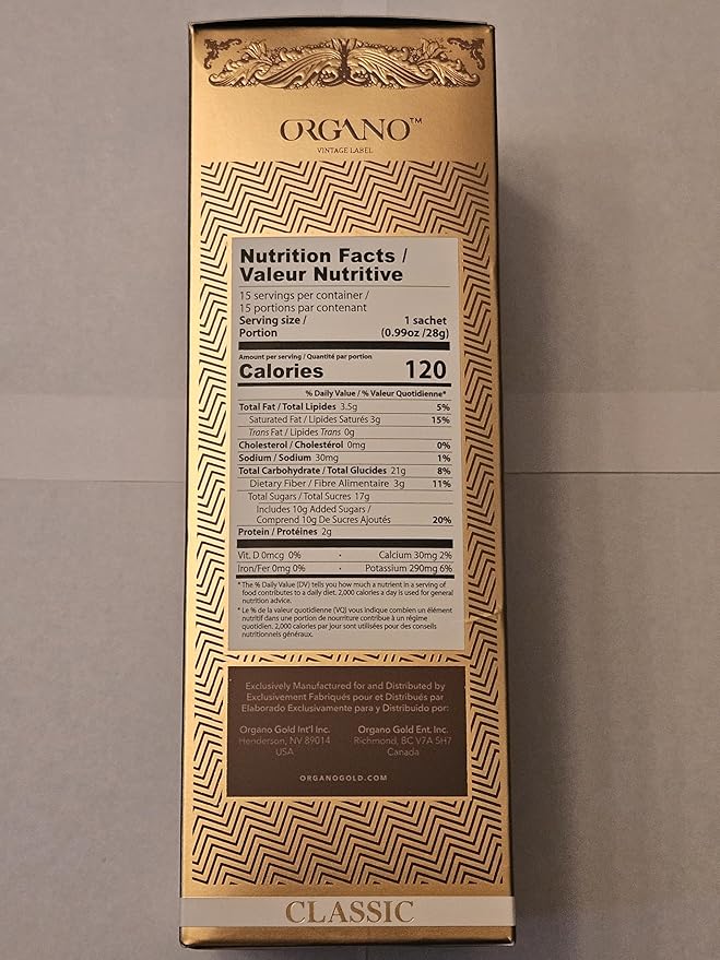 ORGANO Gourmet Cafe Mocha (15 sachets)