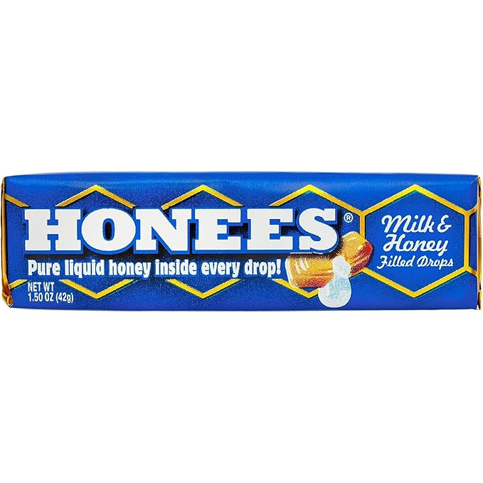Honees Milk And Honey Filled Drops - Case Of 24-1.5 Oz