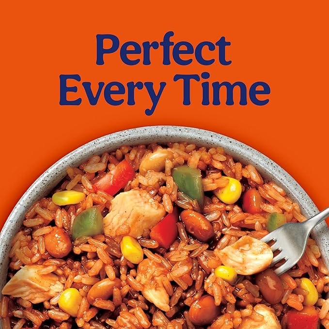 BEN'S ORIGINAL Street Food Honey BBQ Flavored Rice with Chicken Prepared Entrée Microwavable Heat-&amp-Eat Bowl in 90 Seconds 9 oz (Pack of 6)