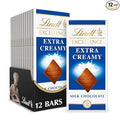 Lindt EXCELLENCE Extra Creamy Milk Chocolate Bar Milk Chocolate Candy 3.5 oz. (12 Pack)