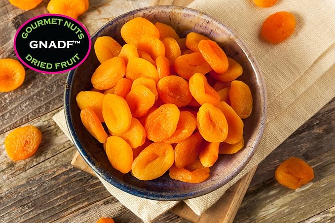 GNADF | Dried Apricots | Available in 5 10 25 Lb. Sizes | Gourmet Nuts And Dried Fruit | (25 lbs)