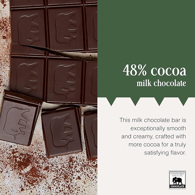 Endangered Species Milk Chocolate Bar (48% cocoa)