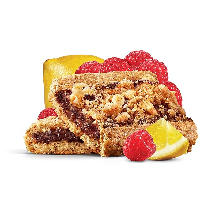 Nature's Bakery Oatmeal Crumble Bars Raspberry Lemon Real Fruit Vegan Non-GMO Breakfast Bar 6 boxes with 6 twin packs (36 twin packs)