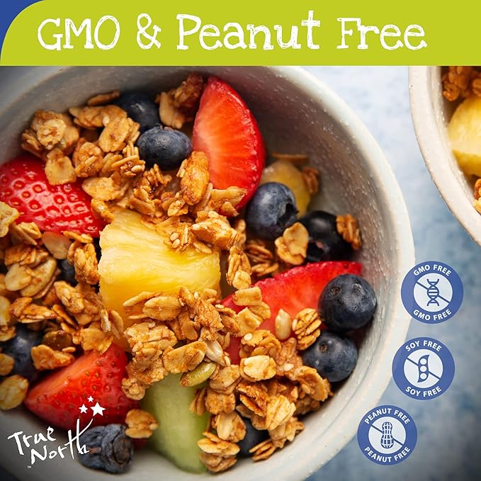 True North Granola – Go Nuts Granola with Dried Cranberries Almonds Coconut Pecans and Pistachios All Natural and Non-GMO Bulk Bag 10 lb.