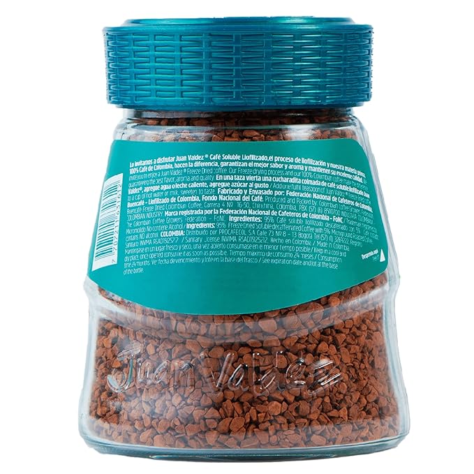 Juan Valdez Decaffeinated Freeze Dried Coffee 3.5 OZ - Premium Colombian Coffee (Pack of 2)