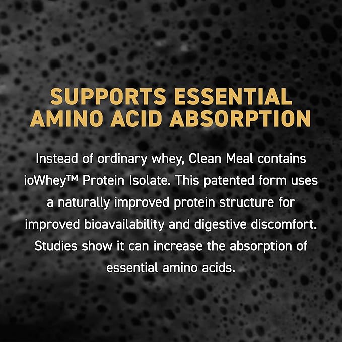 Kaged Clean Meal Powder | Vanilla Cake | Meal Replacement Shake | Whey Protein Isolate | Clean Carbs MCT Oil Fats Organic Vitamins and Minerals | Supplements for Men &amp Women | 20 Servings