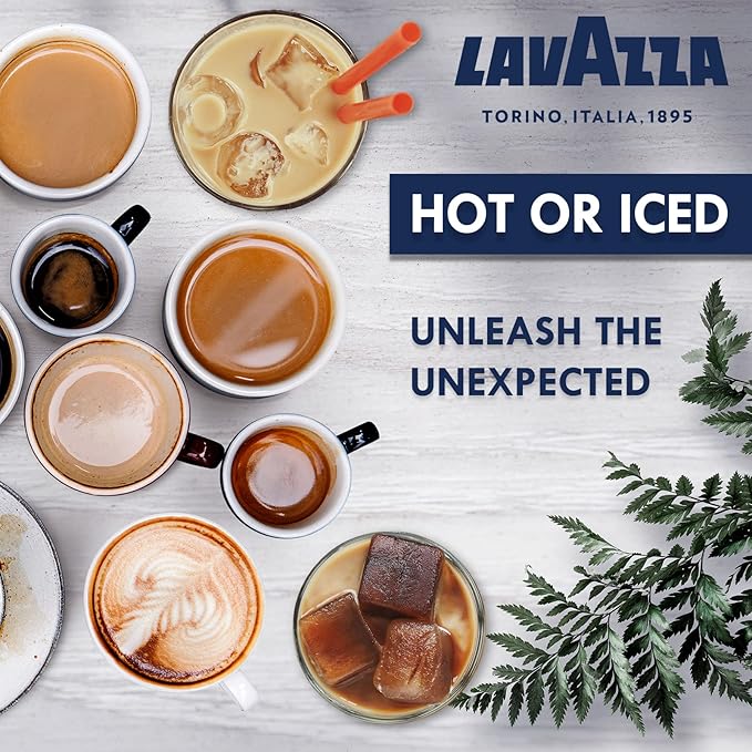 Lavazza Blue Capsules Coffee Pods Variety Pack – 100 Count (25 Each of Top Class Gold Selection Decaf Dek &amp Caffè Crema) – Compatible with Lavazza LB Machines Only