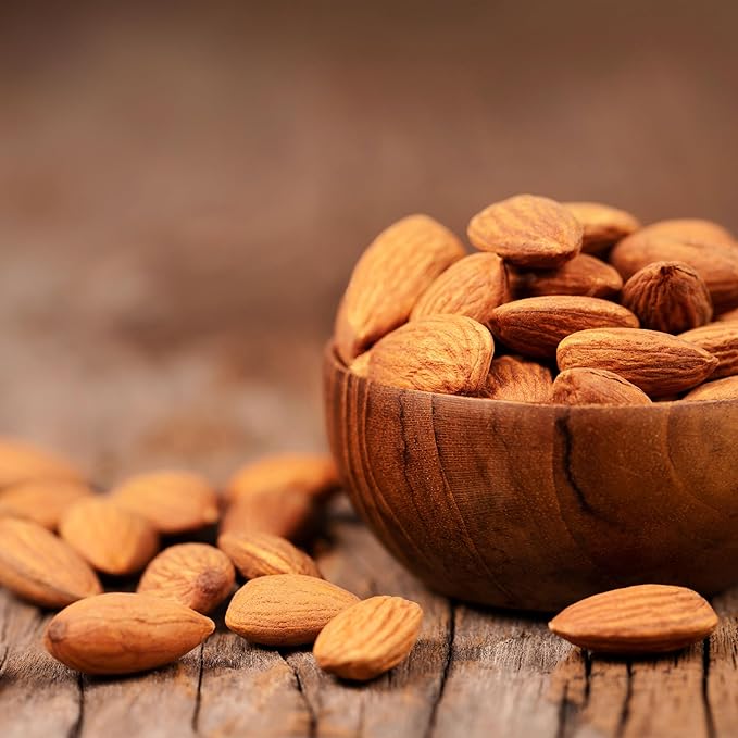 Yupik Nuts Organic Raw European Almonds 2.2 lb Non-GMO Vegan Gluten-Free (Pack of 6)