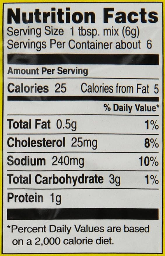 OLD BAY Crab Cake Classic Mix 1.24 oz (Pack of 6)