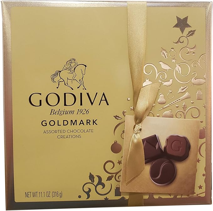 Godiva 27Piece Belgium Boxed Assorted Chocolates 11.1 Oz