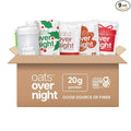 Oats Overnight - Holiday Variety Pack 20g Protein 5g Fiber Breakfast Shake - Gluten Free Non GMO Oatmeal Snickerdoodle Gingerbread &amp More (8 Pack + Shaker Bottle)