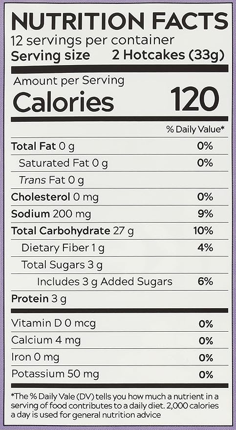 Gluten Free Rolled Hotcakes Crepe Mix by American Table Made with American-Grown Ingredients &amp Pure Vanilla French-Style Non-GMO Low Sugar No Preservatives Makes 72 Crepes (14 oz Pack of 3)