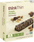 thinkThin Protein Nut Bars Dark Chocolate (1.41 oz Bar 30 Count)