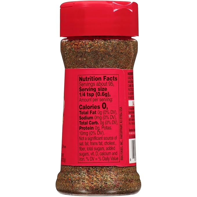 Dash Salt-Free Seasoning Blend Tomato Basil and Garlic 2 Ounce (Pack of 8)