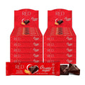 RED Delight®™ Orange and Almond Dark Chocolate 12 Count Box of Grab N Go Travel Size Bars (0.92 Ounces Each) (10 Boxes - Total of 120 Bars)
