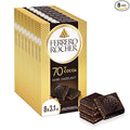 Ferrero Rocher premium chocolate bar Dark chocolate bar Hazelnuts and Cocoa Filling Perfect Self Treat 3.1 oz Each
