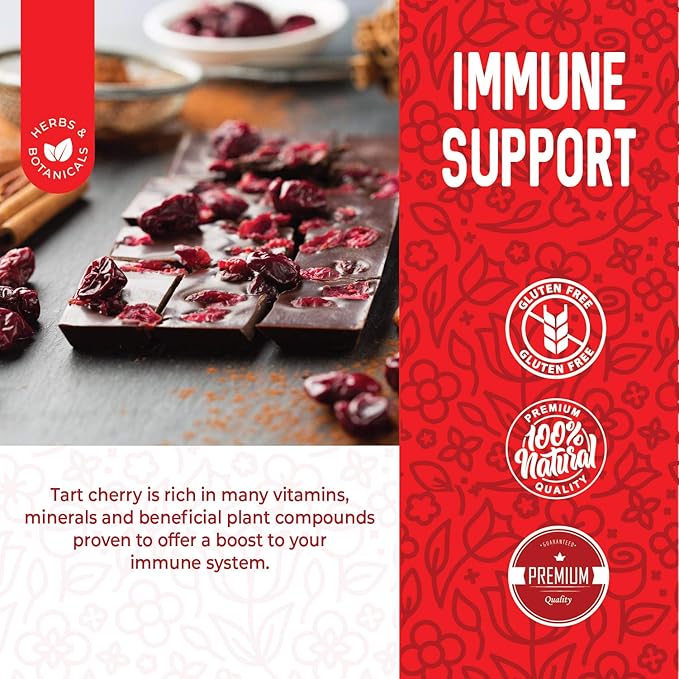 Herbaila Dried Cherries Tart Cherry Montmorency Tart Cherries Dried Sour Cherries Fresh Montmorency Dried Tart Cherries Dried Cherries All-Natural Whole Sour Cherry (1lb) (Pack of 2)