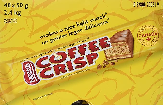 Nestle Coffee Crisp Bar 1.76-Ounce Bars (Pack of 48)
