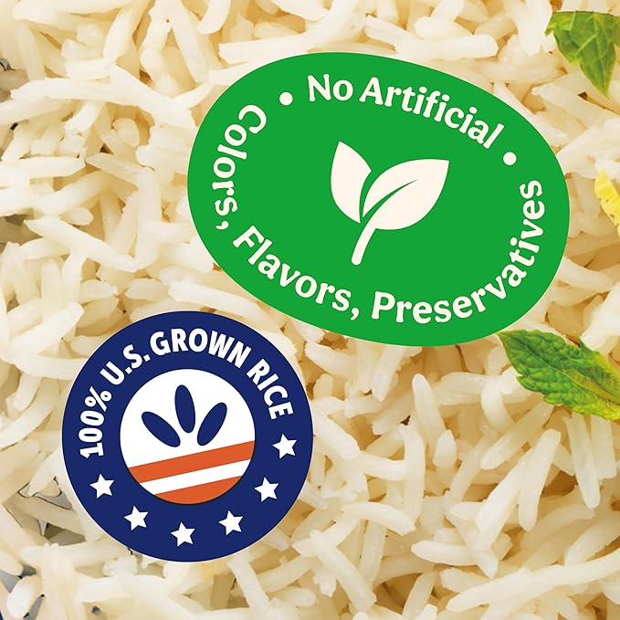 BEN'S ORIGINAL Ready Rice Basmati RiceEasy Side Dish8.5 oz Pouch(Pack of 24)
