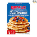 Krusteaz Light and Fluffy Buttermilk Complete Pancake Mix Waffle and Pancake Mix Just Add Water 32 oz Box (Pack of 8)