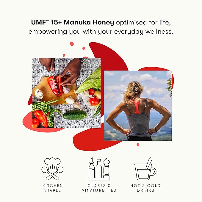 New Zealand Honey Co. Raw Manuka Honey UMF 20+ | MGO 829+ 17.6oz &amp UMF 15+ | MGO 514+ 17.6oz