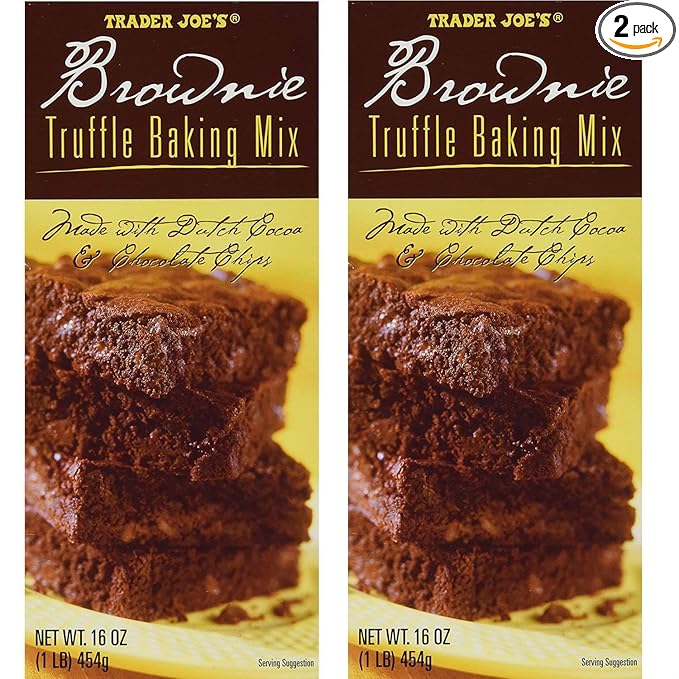 Trader Joe's Brownie Truffle Baking Mix (2 Pack) Set of 2