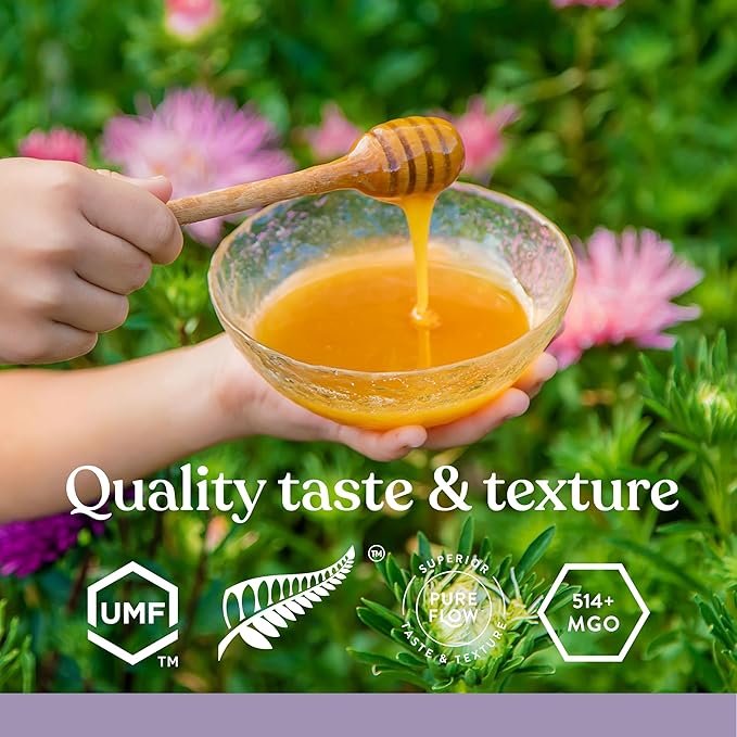 100% Pure New Zealand Manuka Honey MGO 50+ Multifloral Squeezy and UMF 15+ (500g) Bundle