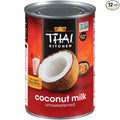 Thai Kitchen Gluten Free Unsweetened Coconut Milk 13.66 fl oz (Pack of 12)