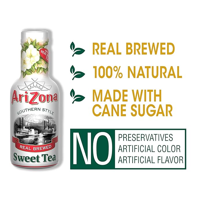 Arizona Sweet Tea 16.9 Fl Oz Pack Of 20