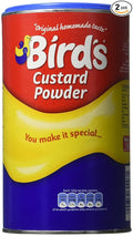 Bird's Vanilla Flavored Custard Powder 600g (Pack of 2)