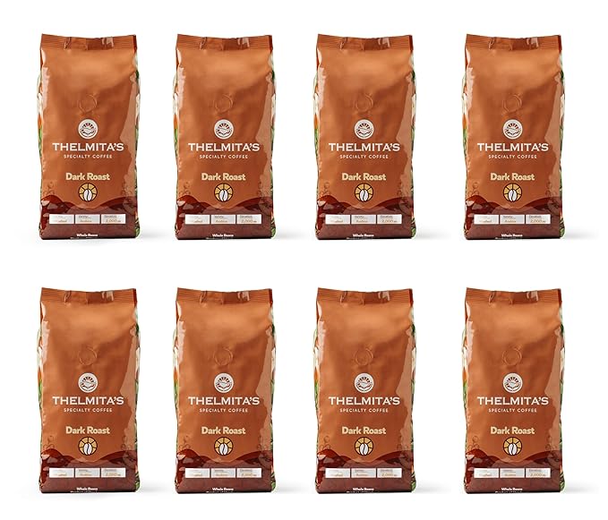 Dark Roast Honduran Coffee Whole Bean — Single Origin Single Estate Specialty Beans — Intense Flavor with Rich Creamy Nutty Smooth Chocolate Notes and Low-Acid — Freshly Roasted Yearly Harveste
