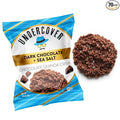 Undercover Snacks Chocolate Quinoa Crisps Snacks - Dark Chocolate + Sea Salt | 70-Count Individually Wrapped Crisps | Gluten Free Nut-Free Allergen Friendly Kosher Plant-Based NOT AIRLINE SIZE