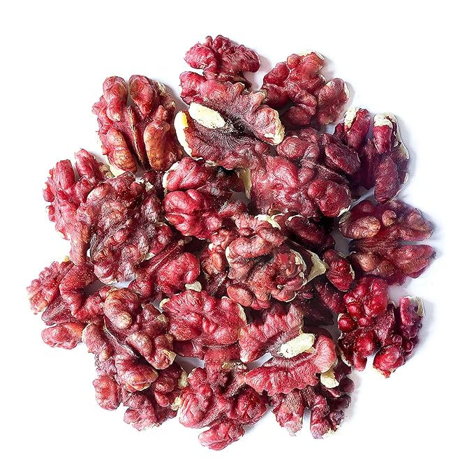 Food to Live - California Livermore Red Walnuts 5 Pounds Raw No Shell Kosher Unsalted Natural Sirtfood Bulk