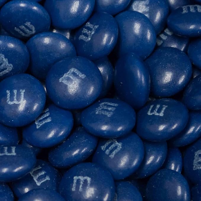 375pcs Navy Blue Milk Chocolate Coated Candies (12oz 375pcs)