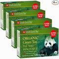 Uncle Lee's Organic Green Tea Bags 4-Pack 106-Count Super Packs – Bright &amp Refreshing Lightly Caffeinated Bulk Tea for Home Office Camping