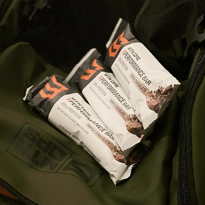 MTN OPS Performance Bars Peanut Butter Bliss + Triple Chocolate Mudslide Bundle