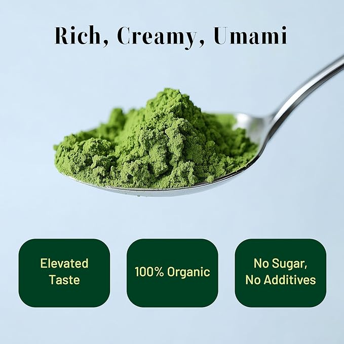 CHAYEAH Emerald Select Matcha – Organic Ceremonial Grade Matcha Green Tea Powder Premium First Harvest (1.06 oz Tin)