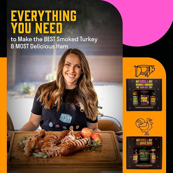Holiday Kit Bundle | SMOKED TURKEY BRINE KIT &amp SMOKED HAM KIT | INCLUDES BRINE SEASONINGS SAUCES &amp MORE!