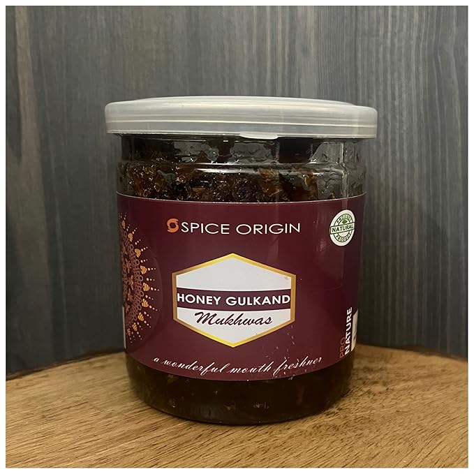 SPICE ORIGIN Honey Gulkand 300 Gram Airtight Container